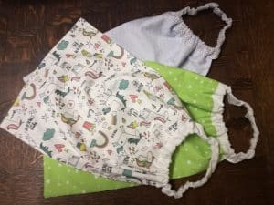 Tuto pour faire une serviette avec élastique pour la maternelle