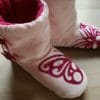Patron des chaussons Lena version haute