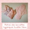 Patron des serviettes hygiéniques lavables Héma